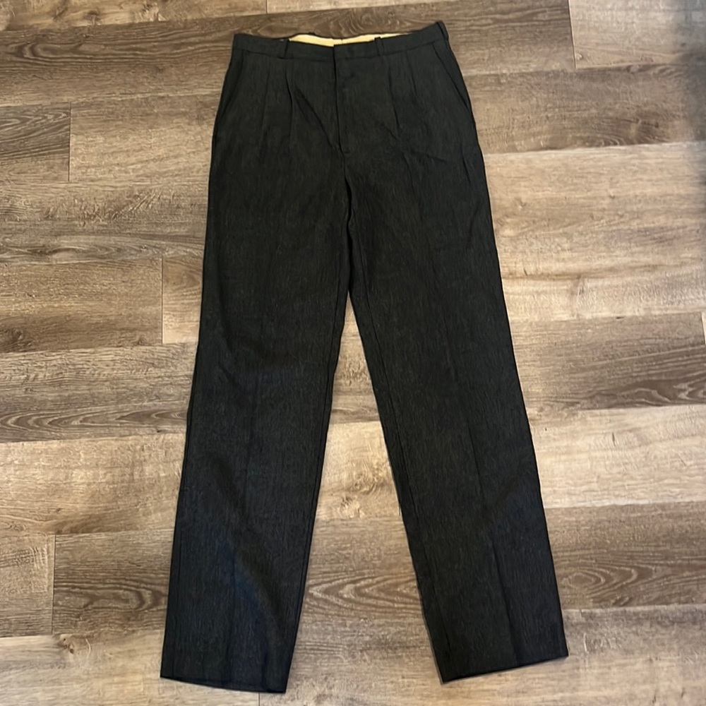 RPM Vintage Dress Slacks 100% Wool Tailored in USA Pleated front. Classic.